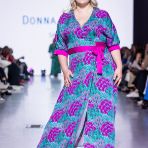 turquoise viscose satin wrap dress