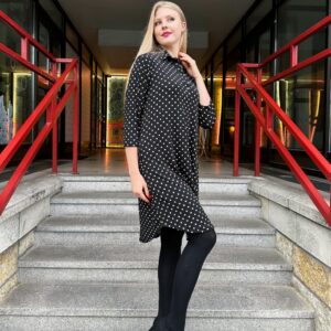 tunic dress polka dot