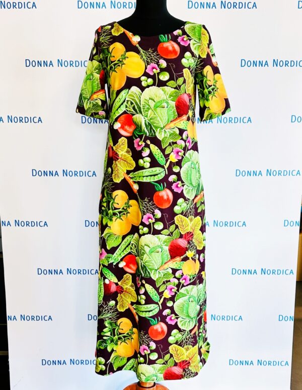 vegetable print dress