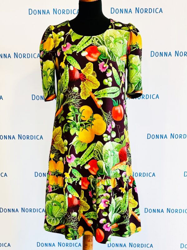 vegetables print dress