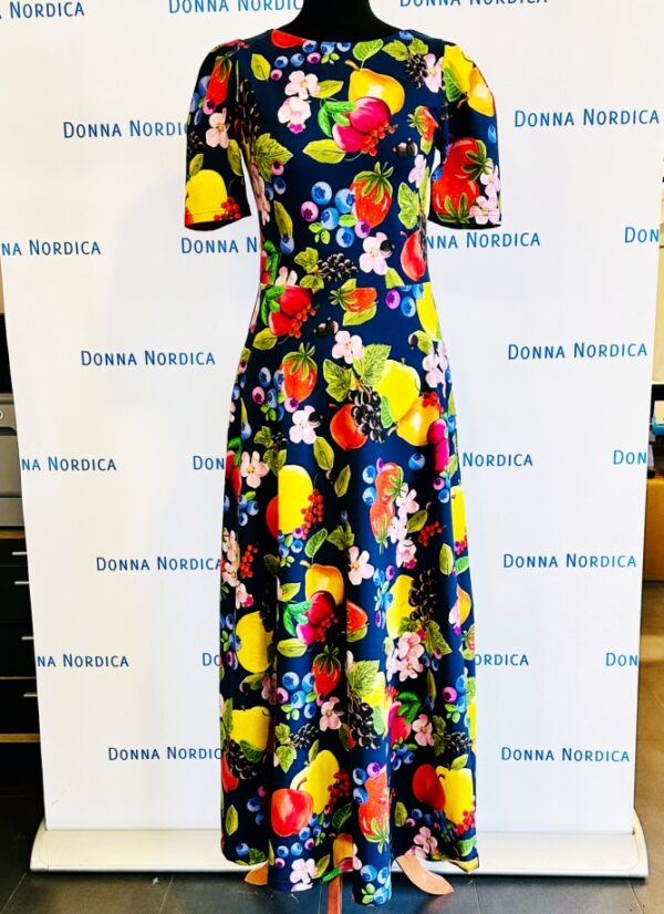 fruits print cotton dress