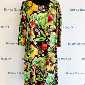 vegetable print dress