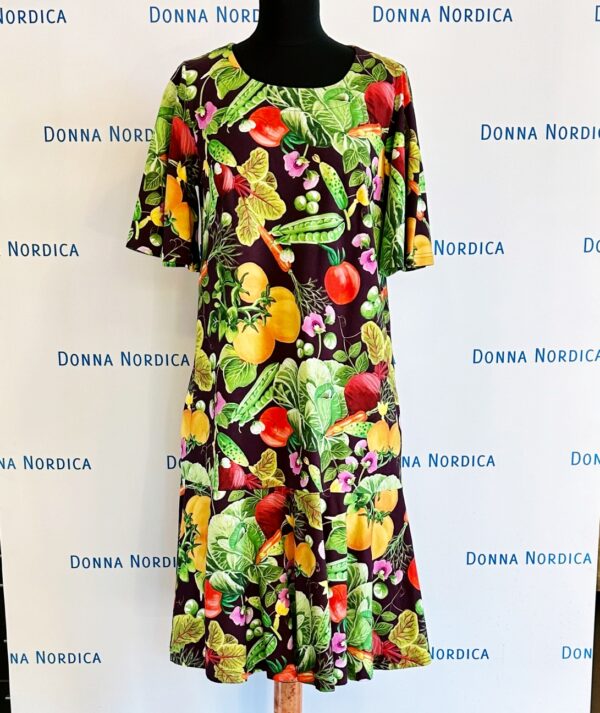 vegetable print dress