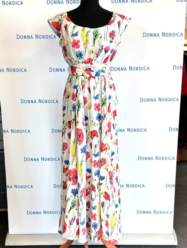 floral linen dress