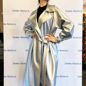 softshell silver coat