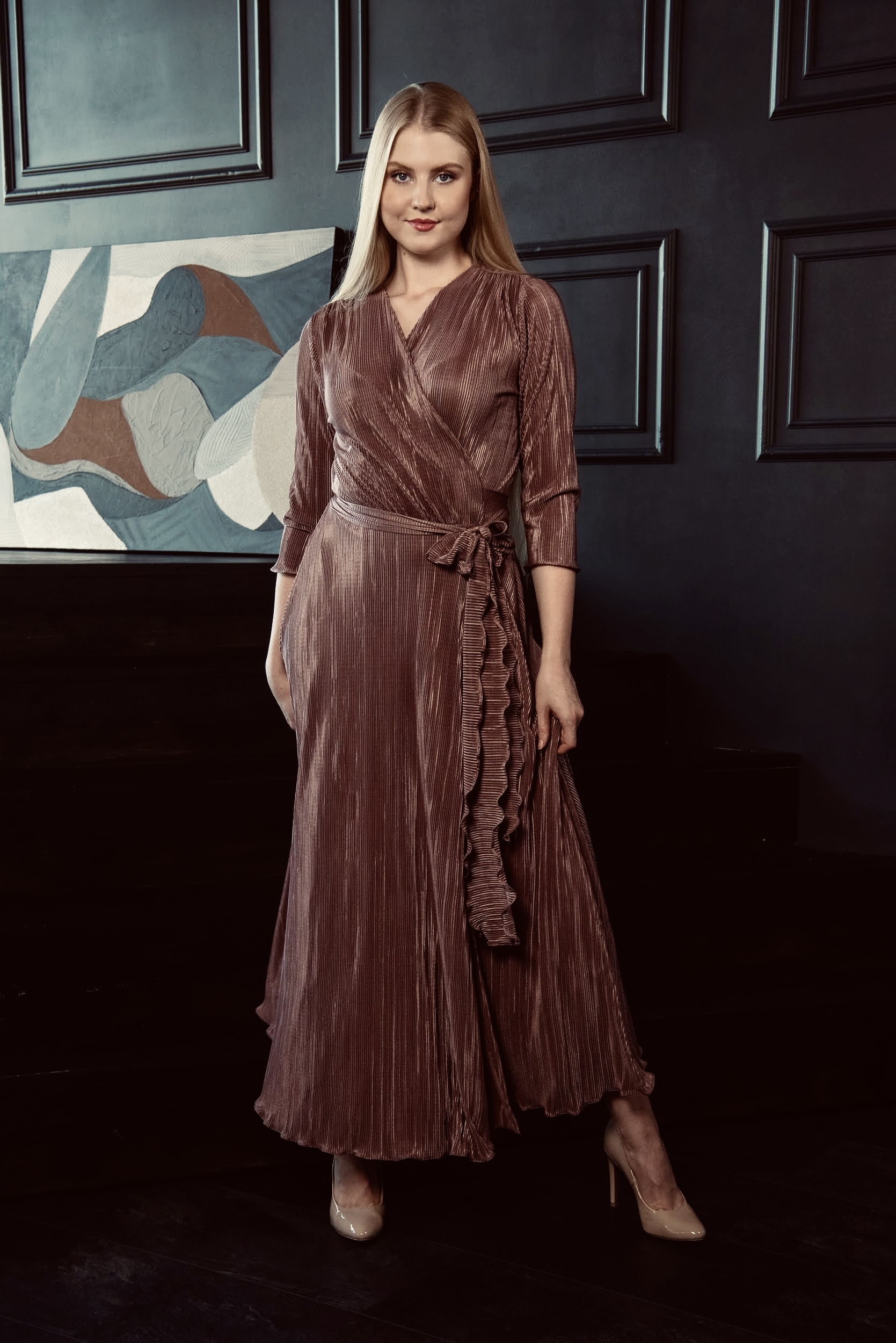 Maksihõlmikkleit FESTA Karamell, 34, 36, 38, 40, 42, 44