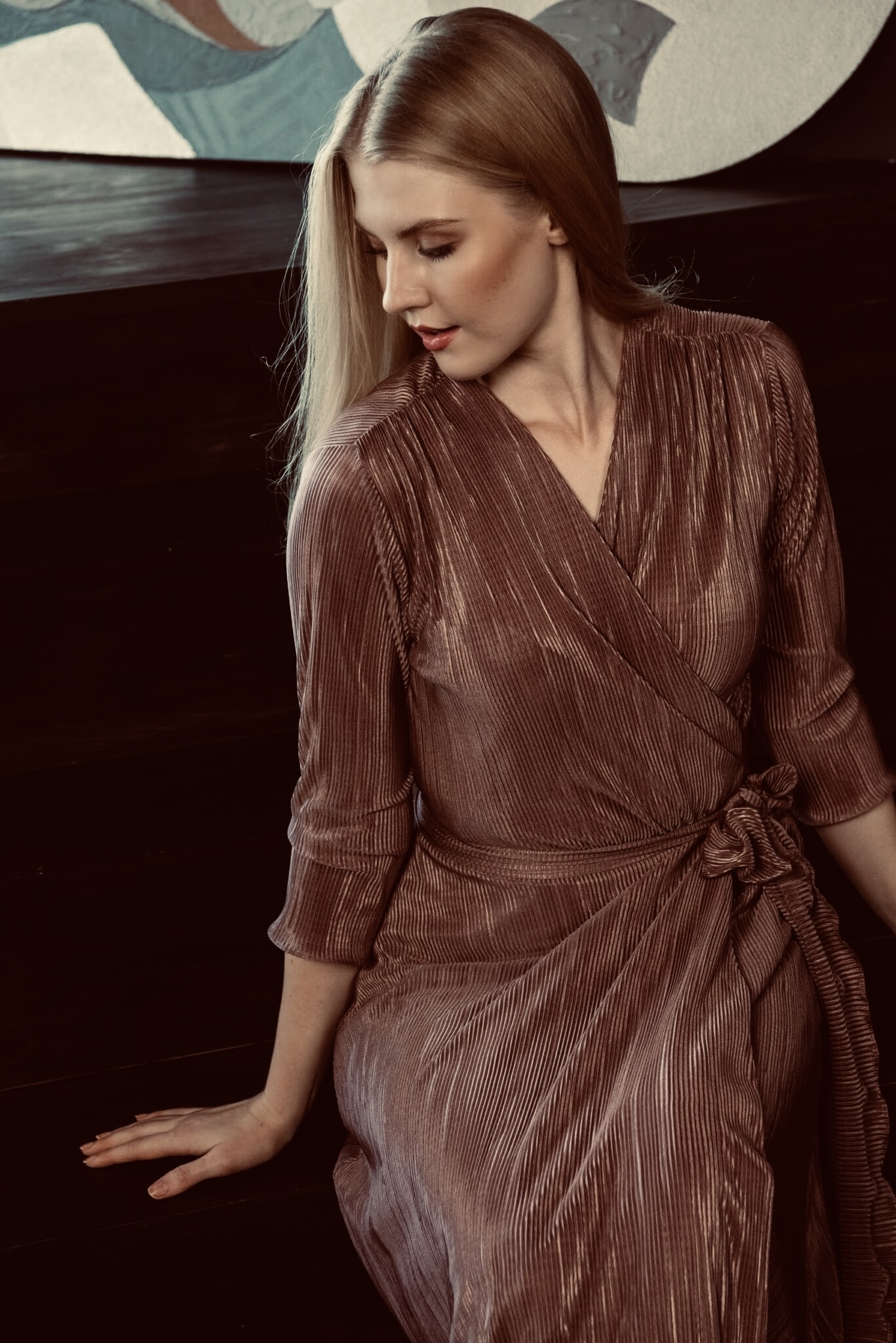 Maksihõlmikkleit FESTA Karamell, 34, 36, 38, 40, 42, 44 - Image 3