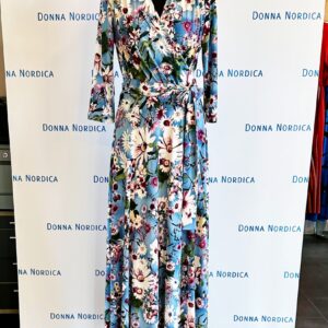 wrap dress flowery