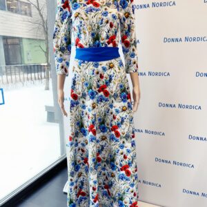 digiprint flowers cotton maxi dress