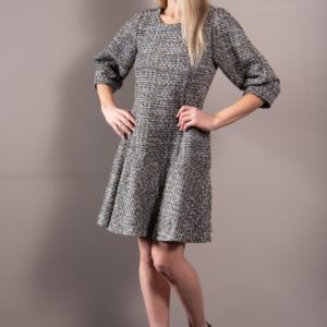 bouclet twist dress