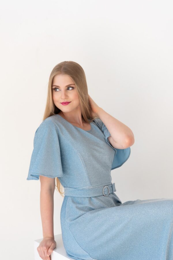prom dress blue