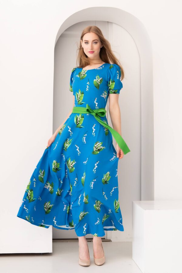 lily of valley cotton dress
