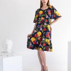 fruits print dress