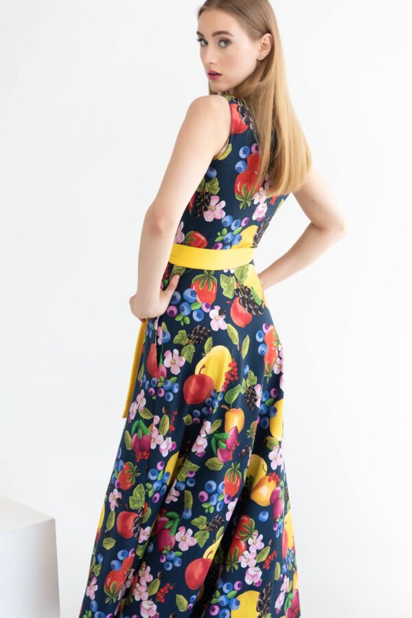 fruits print dress