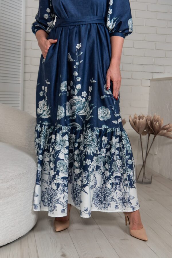 Pikk kleit INDIGOLILLED Suvi, 34, 36, 38, 40, 42, 44, 46 - Image 4