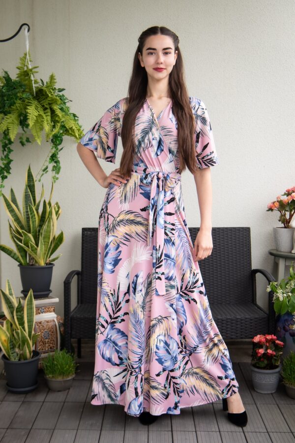 Maksihõlmikkleit CAPRI Roosa,  34, 36, 38, 40, 42, 44, 46