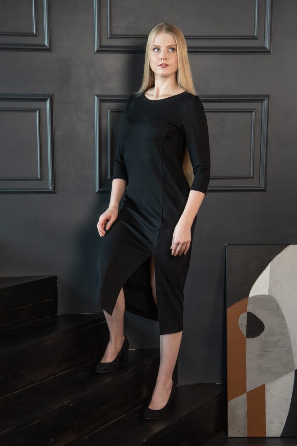 Midikleit STINA Nero, 34, 36, 38, 40, 42, 44 - Image 6