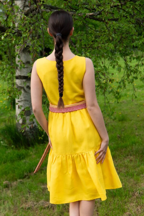 Kleit LIINA SUVI Lepatriinu Kollane, 36 - Image 3