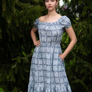 pakutrukk signatuur linen long dress