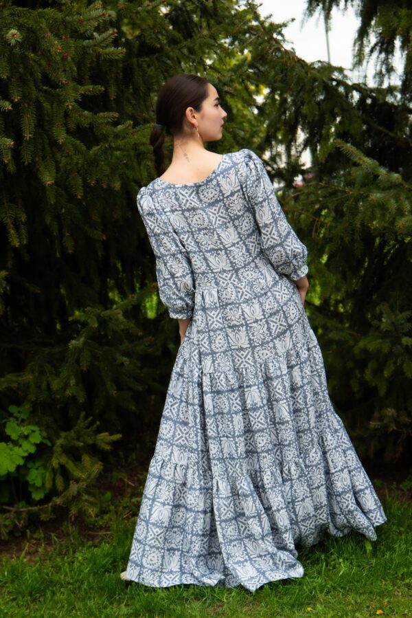 pakutrukk signatuur linen maxi dress