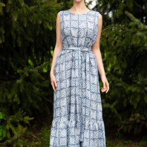 pakutrukk signatuur linen maxi dress
