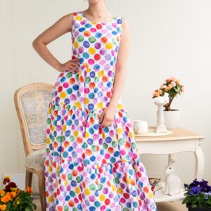 cotton polka dot varia dress