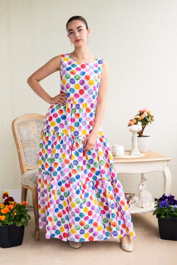 cotton polka dot varia dress