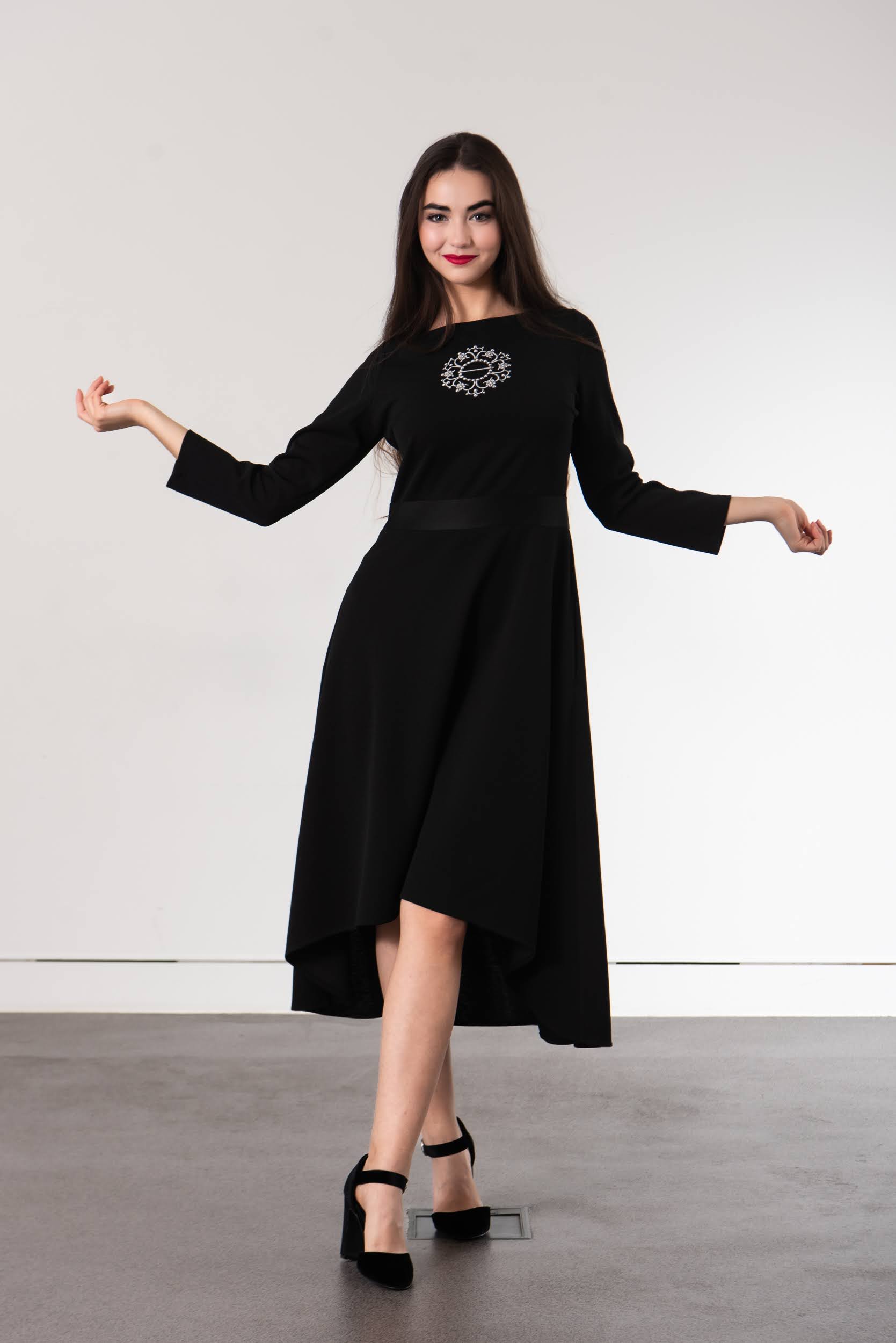 Pikk kleit PÕHJA-EESTI Must, 34, 36, 38, 40, 42, 44 - Image 3