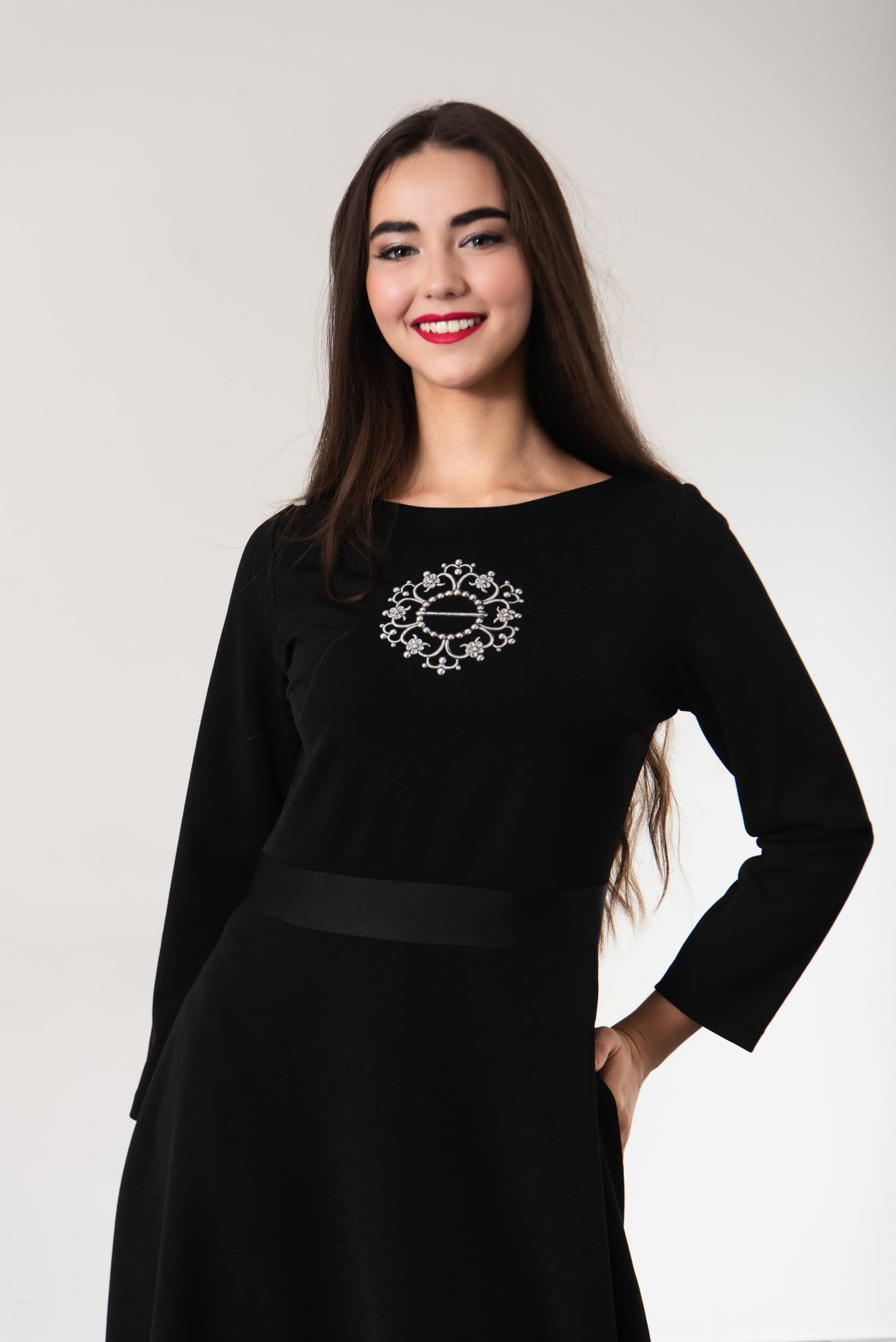 Pikk kleit PÕHJA-EESTI Must, 34, 36, 38, 40, 42, 44 - Image 4