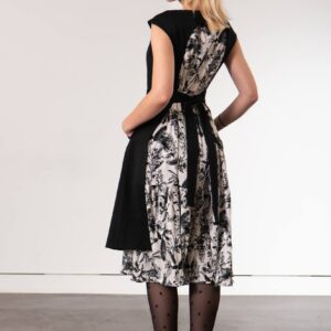 little black apron dress