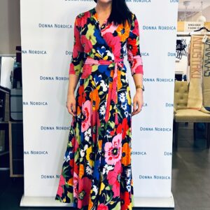 muhu muljed wrap dress expressive flowers