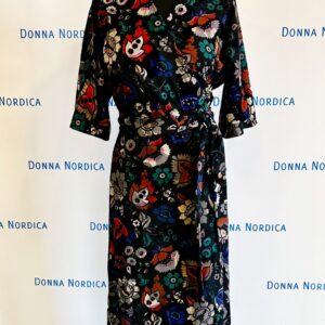 viscose wrap dress kimono style