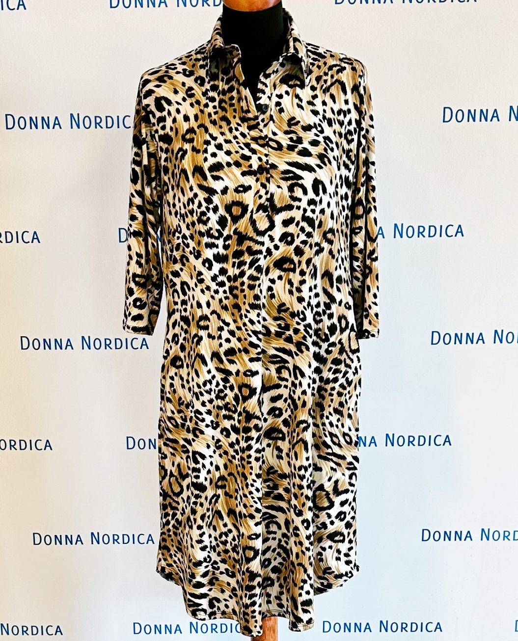 leopard print tunic dress