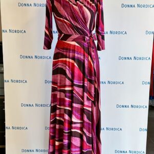 wrap dress aurora pink