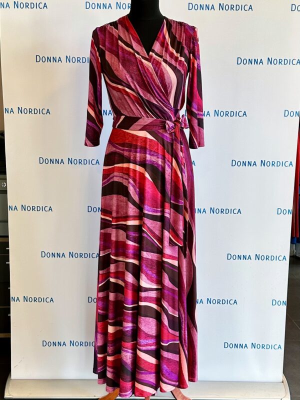 wrap dress aurora pink