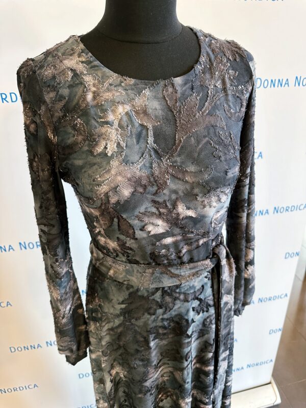 jaquard dress grey