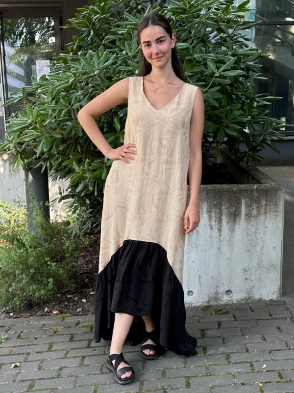 viscosa rand beige black linen