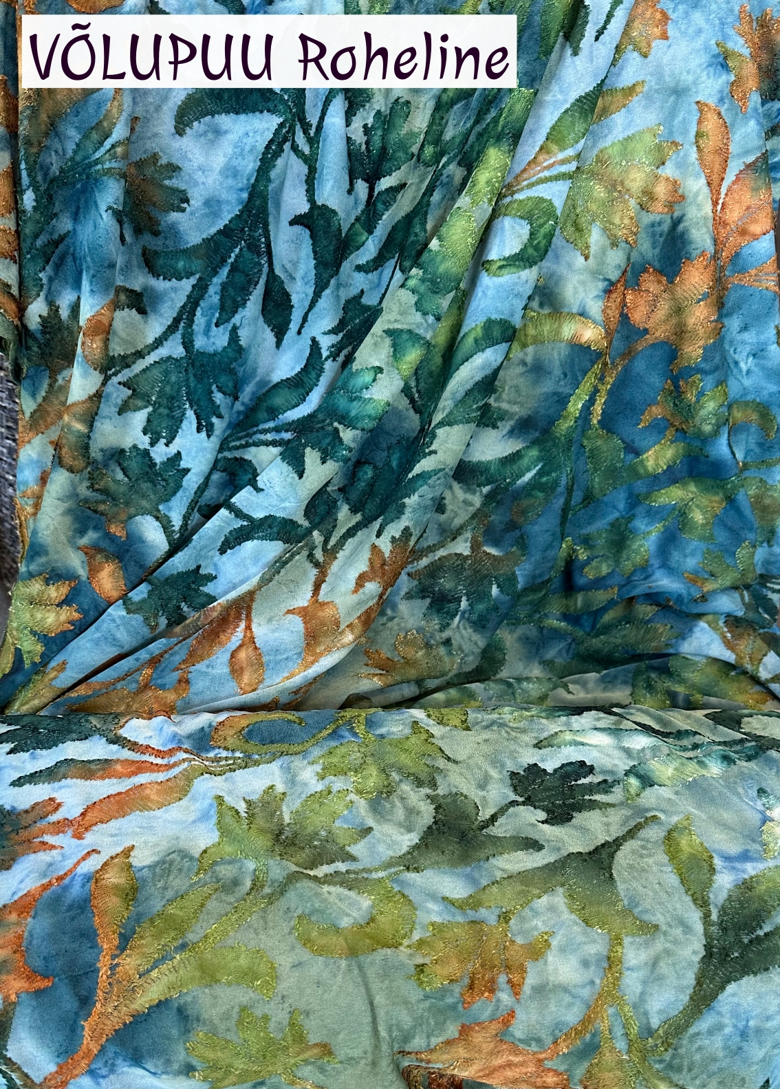 tie dye batik viscose